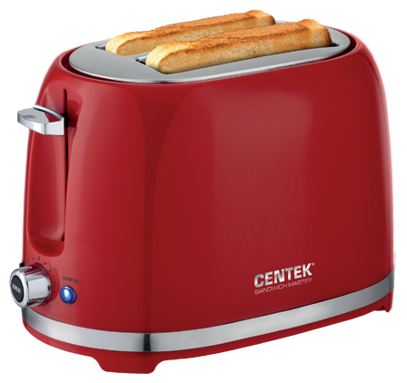 Тостер CENTEK СТ-1432 красный Тостер CENTEK СТ-1432 красный