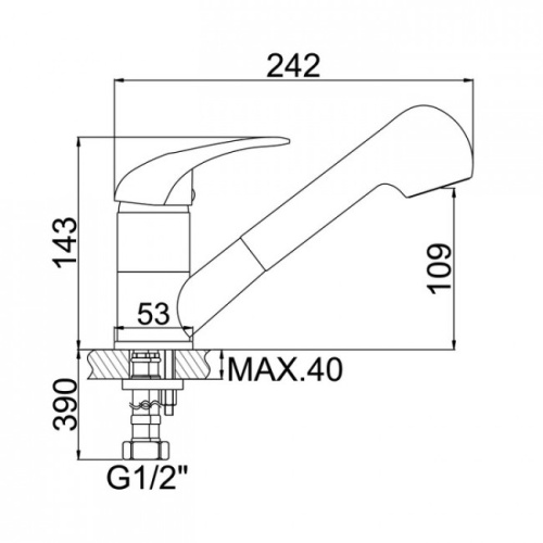 5440 Accoona Смеситель д/парикмахерских (6002) (1/10) фото 2 5440 Accoona Смеситель д/парикмахерских (6002) (1/10) фото 2