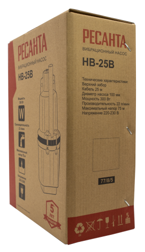 Вибрационный насос Ресанта НВ-25В фото 2
