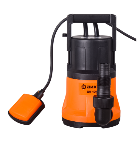 Погружной дренажный насос ВИХРЬ ДН-400 фото 6 Погружной дренажный насос ВИХРЬ ДН-400 фото 6