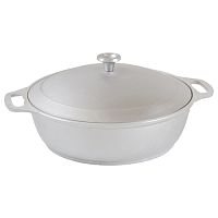 Кастрюля-жаровня 5 л Kukmara ж50 литой алюминий, крышка