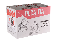 Удлинитель силовой на катушке, СУ-3х1,5-30/2 (с выкл., 4 розетки) Ресанта, , Шт