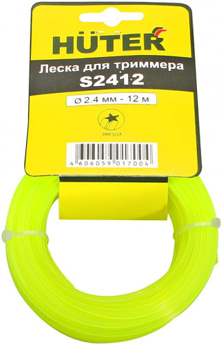 Леска Huter S2412 (звезда) фото 2