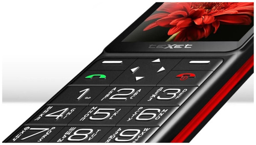 Мобильный телефон TeXet TM-B226 Black-Red фото 2