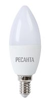 Лампа светодиодная LL-R-C37-7W-230-4K-E14 (свеча, 7Вт, нейтр., Е14) Ресанта, , Шт