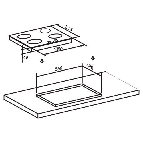 Варочная поверхность Oasis P-MEN фото 3