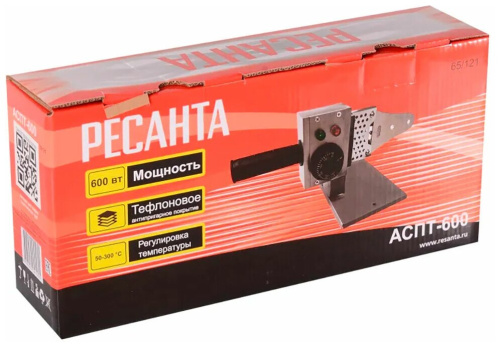 Аппарат для сварки ПВХ труб Ресанта АСПТ-600 фото 5