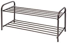 Этажерка для обуви НИКА ЭТК-2, металл, черный, 2 полки