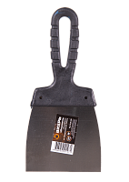 Шпатель нерж.cталь пластиковая рукоятка 100мм Вихрь