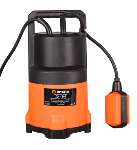 Дренажный насос Вихрь ДН-300 фото 5