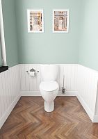 Унитаз-компакт "Воротынский-Комфорт" с микролифтом БЕЛЫЙ /Santeri/