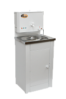 Умывальник дачный "Комфорт" ВИХРЬ с подогревом, нержавейка, белый