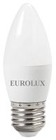 Лампа светодиодная EUROLUX LL-E-C37-6W-230-4K-E27 (76/2/10)