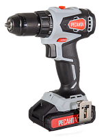 Дрель-шуруповерт аккумуляторная Ресанта ДА-20-2ЛК-Б (2,0 А/ч) (бесщеточный двигатель)