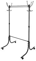 Вешалка гардеробная НИКА ВГ90-6, металл, черный 116 х76,5см х174см