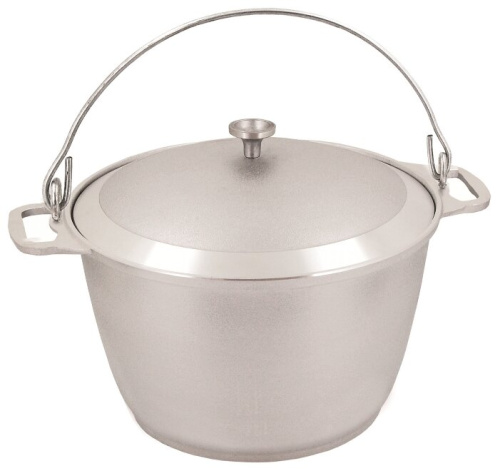 Котел походный 10 л Kukmara кп100 литой алюминий, крышка Котел походный 10 л Kukmara кп100 литой алюминий, крышка