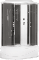 Душ. кабина 120x80x215 ERLIT ER3512TPR-C4-RUS высокий поддон.Черная/тонир.