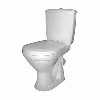 Унитаз-компакт "Суперкомпакт-ЭКОНОМ" белый КОСОЙ /Ст. Оскол/