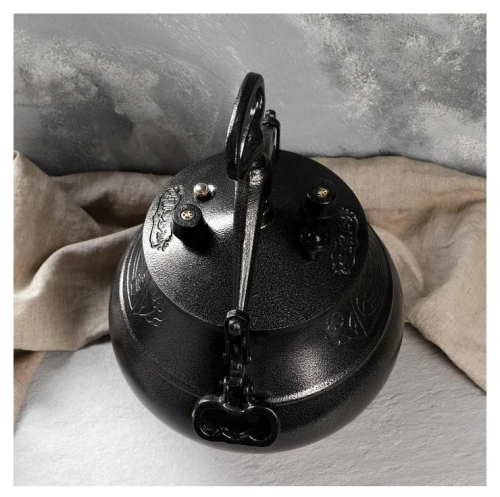 Казан афганский 5 л черный, алюминий фото 9