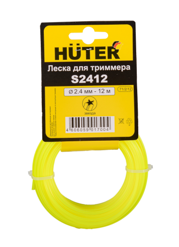 Леска Huter S2412 (звезда) фото 4