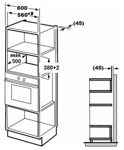 Микроволновая печь встраиваемая Midea MI10250GB фото 8 Микроволновая печь встраиваемая Midea MI10250GB фото 8