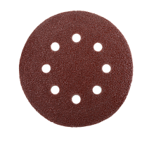 Круги шлифовальные на липучке 125мм, P40, 8 отв. (5 шт) Вихрь (73/1/5/14)