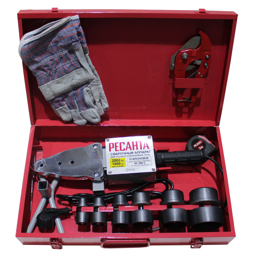 Аппарат для сварки ПВХ труб Ресанта АСПТ-2000 фото 2