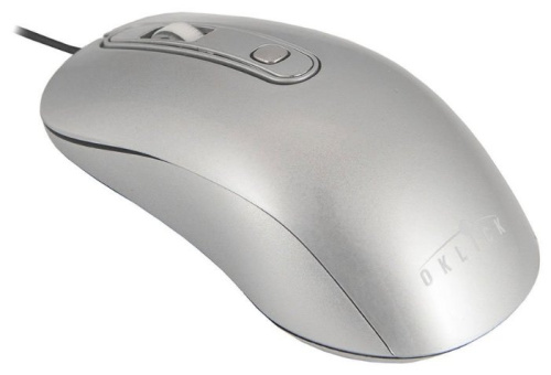Мышь Oklick 155M Optical mouse Silver USB фото 2