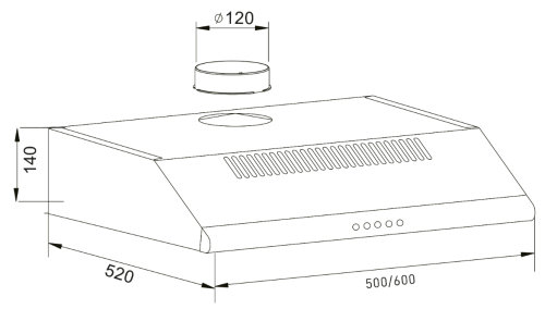 Вытяжка Oasis UP-60I фото 4