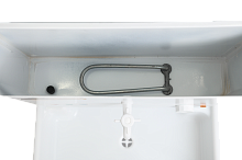 Умывальник дачный КОМФОРТ, с подогревом, пластиковая мойка, цвет белый