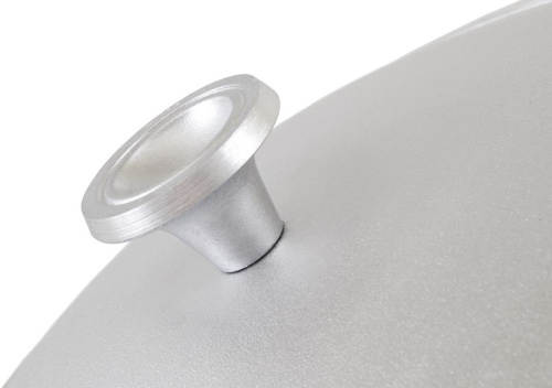 Крышка KUKMARA к401, алюминий, без покрытия, серый, крышка металл /г. Кукмор/ фото 2