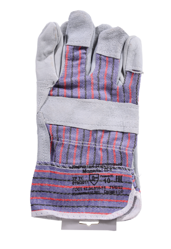 Перчатки спилковые П-1 фото 4