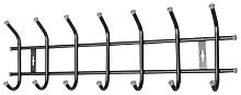 Вешалка настенная НИКА ВНТ7, металл, черный, 7 рожков 68,5 х21,5см х85см