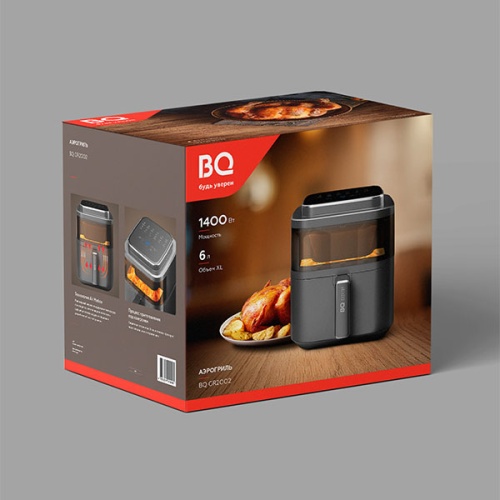 Аэрогриль BQ GR2002 Black-Silver фото 2 Аэрогриль BQ GR2002 Black-Silver фото 2