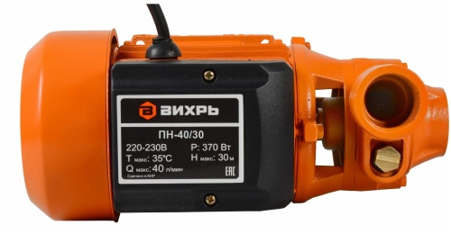 Поверхностный насос Вихрь ПН-40/30 фото 5 Поверхностный насос Вихрь ПН-40/30 фото 5