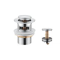 481-2 Accoona Донный клапан переливом и сеточкой click-clack