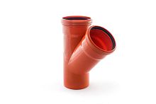 Тройник НАРУЖНОЙ канализ. 110/110х45 /РТП/ (1/18) 36512