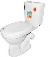 Унитаз компакт "Бореаль антивсплеск" 2РА SC Soft-Close б/с /Santek/ 1WH302146