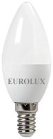 Лампа светодиодная Eurolux LL-E-C37-6W-230-4K-E14
