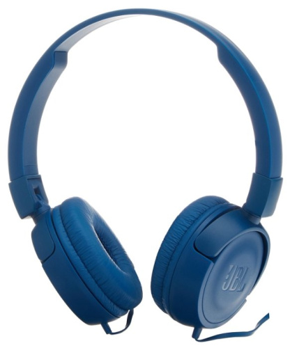 Наушники JBL T450 синие фото 4 Наушники JBL T450 синие фото 4