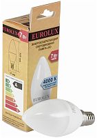 Лампа светодиодная Eurolux LL-E-C37-7W-230-4K-E14