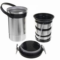 Термос 1,5 л АМЕТ 1С-2391 Экспресс, нерж.сталь, колба нерж.сталь, широкое горло, 3 секции