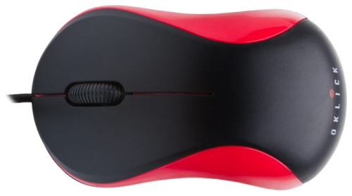 Мышь Oklick 115S for Notebooks Black/Red Optical 1000DPI USB фото 4
