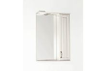 SL Зеркальный шкаф "ОЛЕАНДР-2 550/С" РЕЛЬЕФ ПАСТЕЛЬ