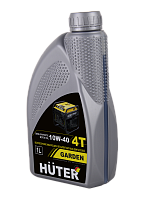 Масло моторное 10W-40 полусинтетическое для четырёхтактных двигателей Huter (73/8/1/1)