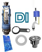 Арматура И-СБ2м-НпрРФ-ХХ-ККрпс DI 'START STOP' 2-реж нижний подвод кн. хром