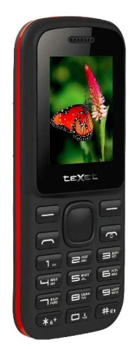 Телефон teXet TM-130 black/red фото 3