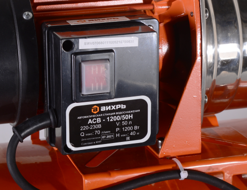 Насосная станция Вихрь АСВ-1200/50Н фото 7