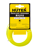 Леска Huter R1215 для триммера, 1.2 мм, круг (71/1/8)
