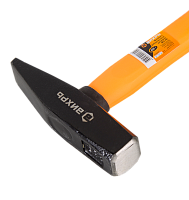 Молоток 400гр. Квадратный боёк, фиберглассовая двухкомпонентная ручка Вихрь